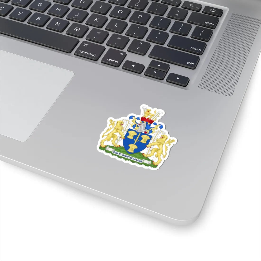Arms of Cheshire County Council (England) (Coat of Arms) STICKER Vinyl Kiss-Cut Decal - The Sticker Space