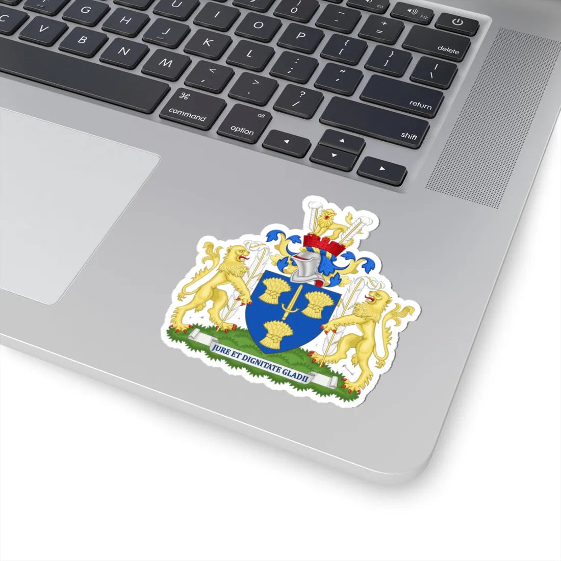 Arms of Cheshire County Council (England) (Coat of Arms) STICKER Vinyl Kiss-Cut Decal - The Sticker Space