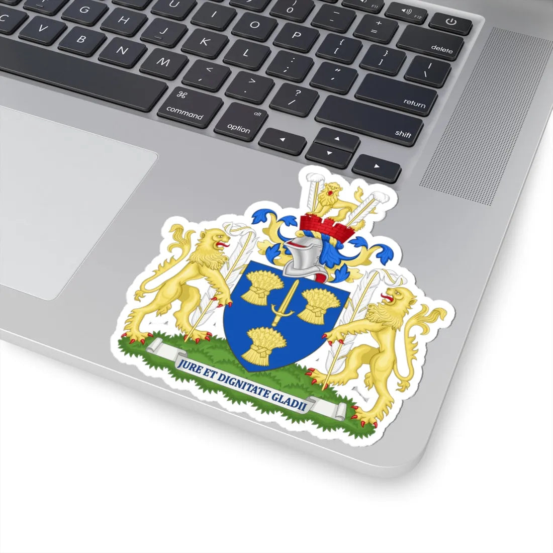 Arms of Cheshire County Council (England) (Coat of Arms) STICKER Vinyl Kiss-Cut Decal - The Sticker Space