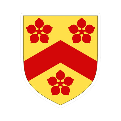 Arms of Chichele (England) (Coat of Arms) STICKER Vinyl Kiss-Cut Decal 2 Inch White - The Sticker Space