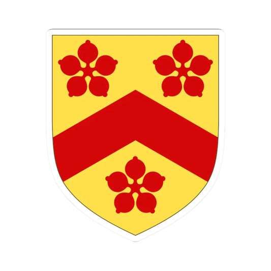 Arms of Chichele (England) (Coat of Arms) STICKER Vinyl Kiss-Cut Decal 2 Inch White - The Sticker Space