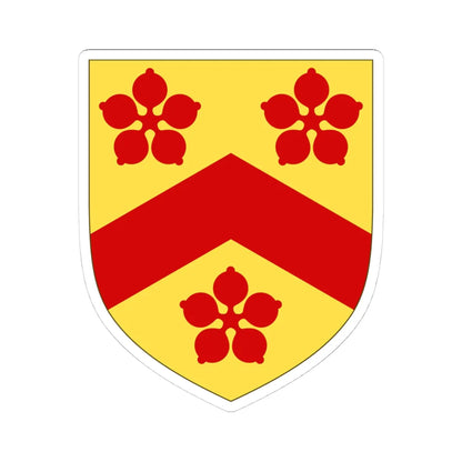 Arms of Chichele (England) (Coat of Arms) STICKER Vinyl Kiss-Cut Decal 4 Inch White - The Sticker Space