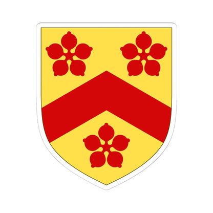 Arms of Chichele (England) (Coat of Arms) STICKER Vinyl Kiss-Cut Decal 6 Inch White - The Sticker Space