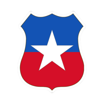 Arms of Chile (Chile) (Coat of Arms) STICKER Vinyl Kiss-Cut Decal 2 Inch White - The Sticker Space