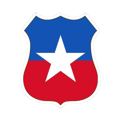 Arms of Chile (Chile) (Coat of Arms) STICKER Vinyl Kiss-Cut Decal 3 Inch White - The Sticker Space