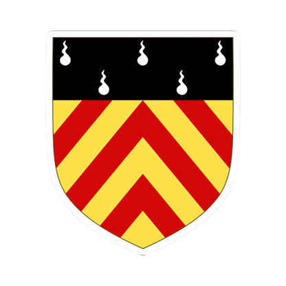 Arms of Clare Hall Cambridge (England) (Coat of Arms) STICKER Vinyl Kiss-Cut Decal 2 Inch White - The Sticker Space