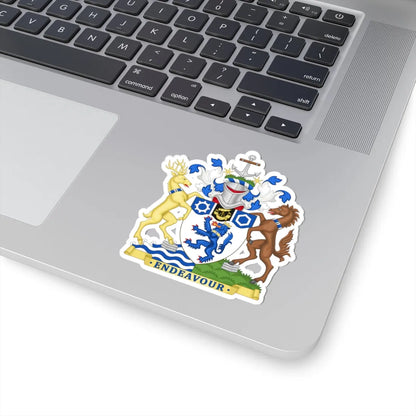 Arms of Cleveland County Council (England) (Coat of Arms) STICKER Vinyl Kiss-Cut Decal - The Sticker Space
