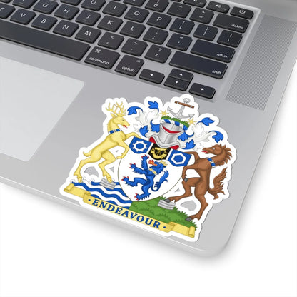 Arms of Cleveland County Council (England) (Coat of Arms) STICKER Vinyl Kiss-Cut Decal - The Sticker Space
