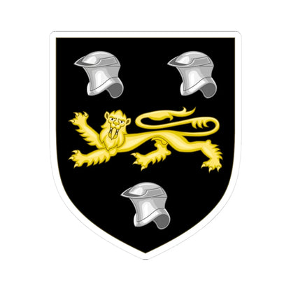 Arms of Compton (United Kingdom) (Coat of Arms) STICKER Vinyl Kiss-Cut Decal 3 Inch White - The Sticker Space