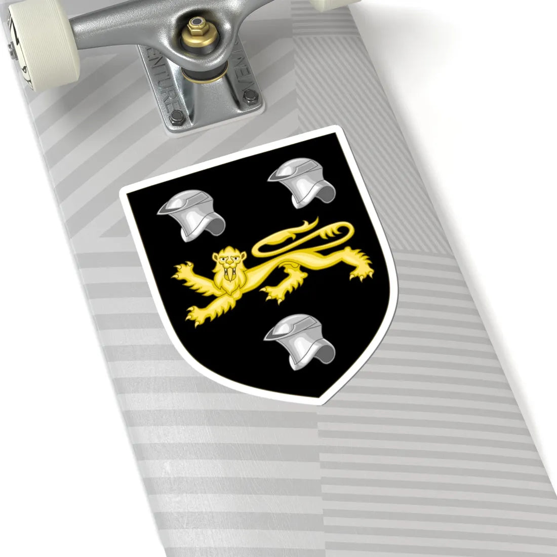 Arms of Compton (United Kingdom) (Coat of Arms) STICKER Vinyl Kiss-Cut Decal - The Sticker Space