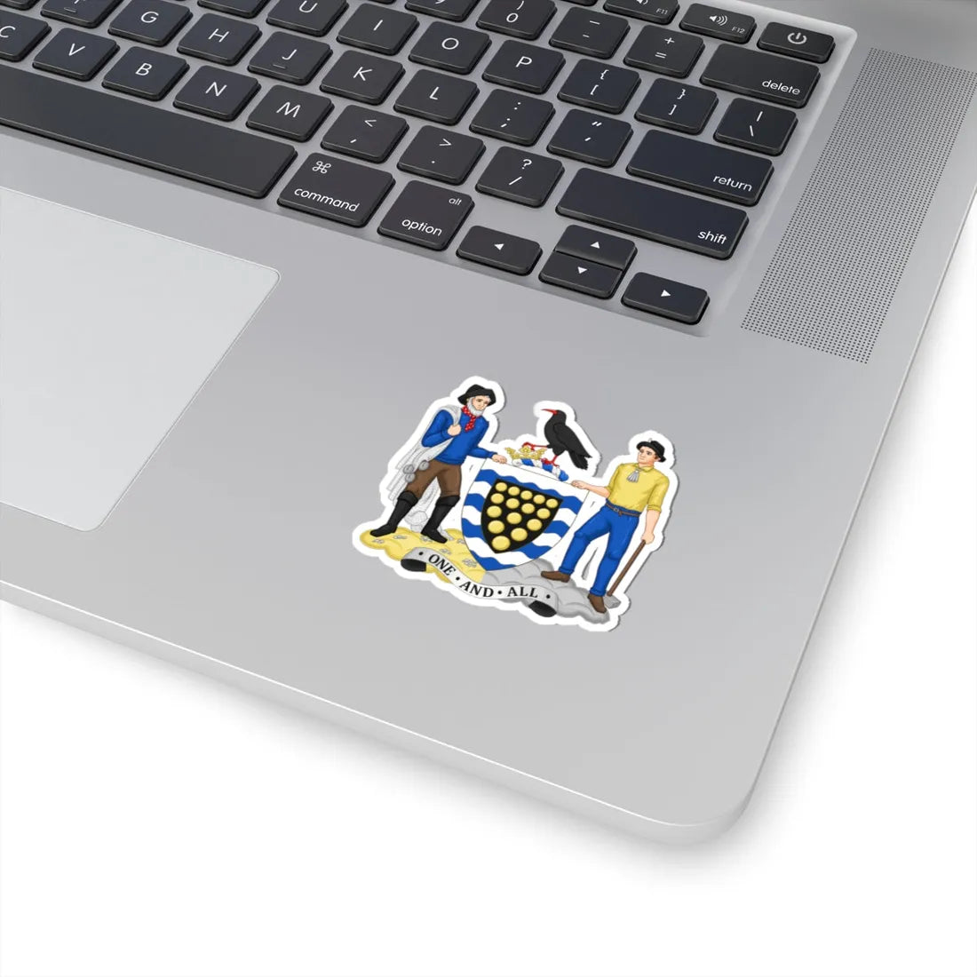 Arms of Cornwall Council (England) (Coat of Arms) STICKER Vinyl Kiss-Cut Decal - The Sticker Space