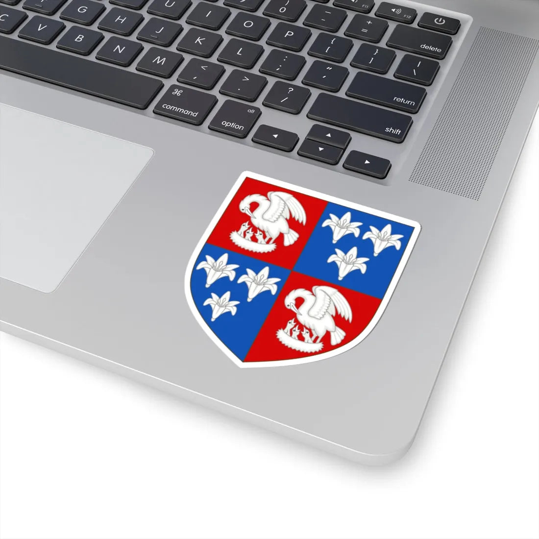 Arms of Corpus Christi College Cambridge (England) (Coat of Arms) STICKER Vinyl Kiss-Cut Decal - The Sticker Space