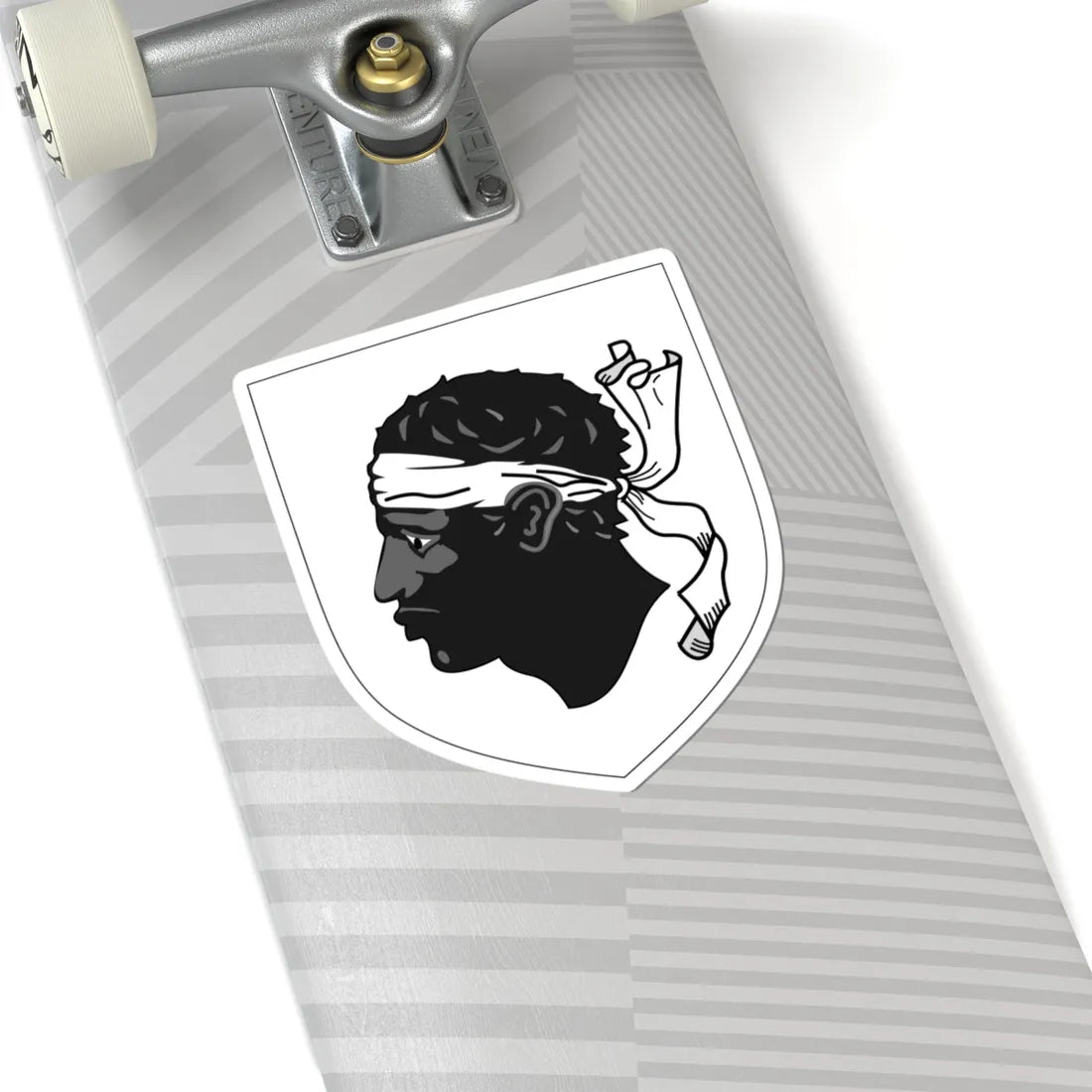 Arms of Corsica (Spain) (Coat of Arms) STICKER Vinyl Kiss-Cut Decal - The Sticker Space