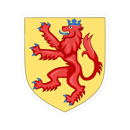 Arms of Counts of Habsbourg (Spain) (Coat of Arms) STICKER Vinyl Kiss-Cut Decal 3 Inch White - The Sticker Space