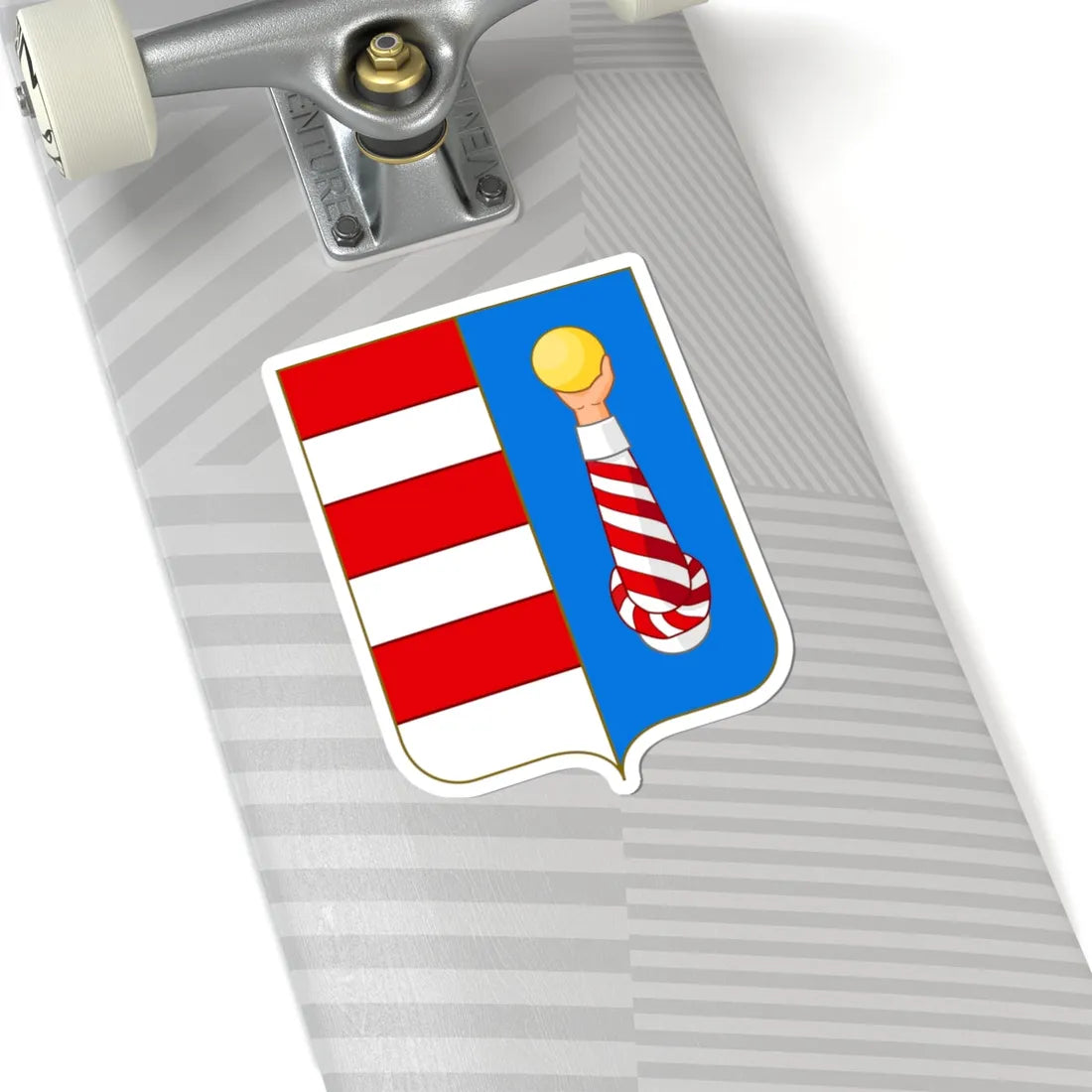 Arms of Cremona (Italy) (Coat of Arms) STICKER Vinyl Kiss-Cut Decal - The Sticker Space