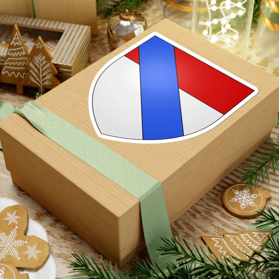 Arms of Cromwell Of Tattershall (England) (Coat of Arms) STICKER Vinyl Kiss-Cut Decal - The Sticker Space