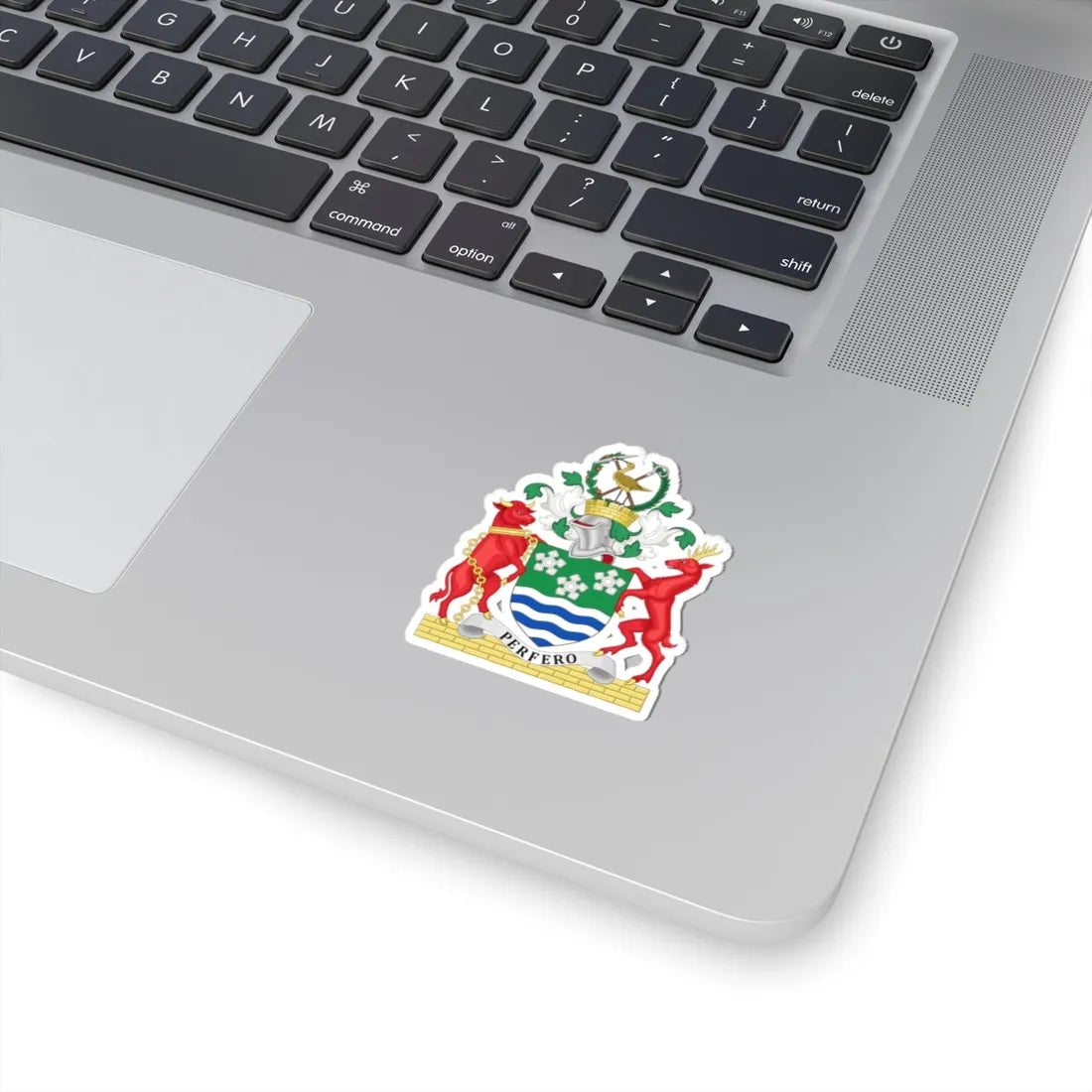 Arms of Cumberland County Council (England) (Coat of Arms) STICKER Vinyl Kiss-Cut Decal - The Sticker Space
