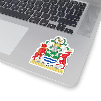 Arms of Cumberland County Council (England) (Coat of Arms) STICKER Vinyl Kiss-Cut Decal - The Sticker Space