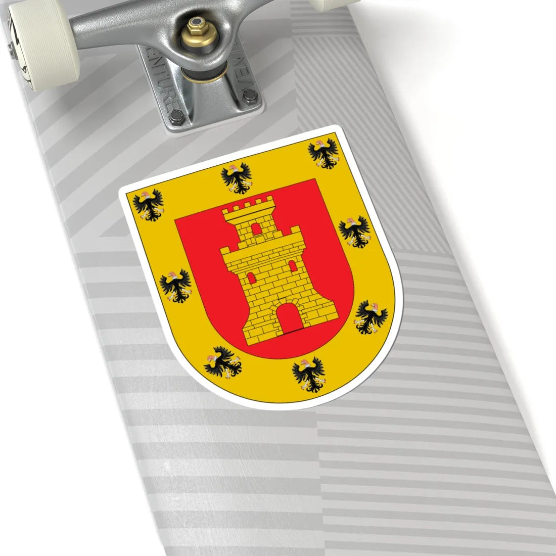 Arms of Cusco (Peru) (Coat of Arms) STICKER Vinyl Kiss-Cut Decal - The Sticker Space
