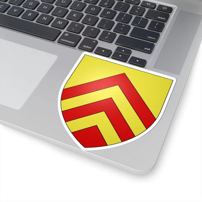 Arms of dAché (France) (Coat of Arms) STICKER Vinyl Kiss-Cut Decal - The Sticker Space