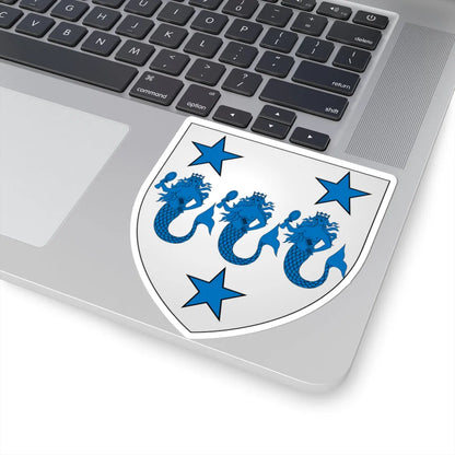 Arms of Dermot MacAuliffe (Ireland) (Coat of Arms) STICKER Vinyl Kiss-Cut Decal - The Sticker Space