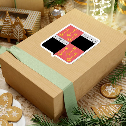 Arms of Destelbergen (Belgium) (Coat of Arms) STICKER Vinyl Kiss-Cut Decal - The Sticker Space