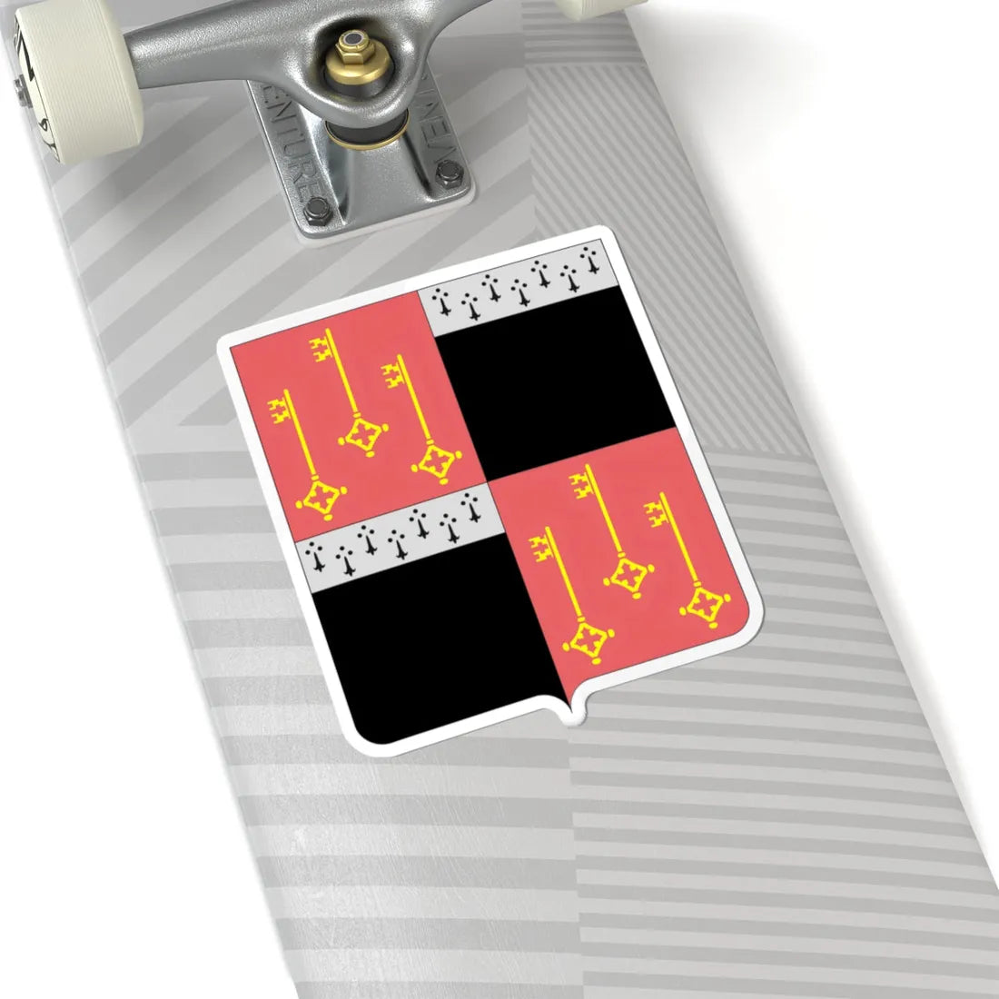 Arms of Destelbergen (Belgium) (Coat of Arms) STICKER Vinyl Kiss-Cut Decal - The Sticker Space