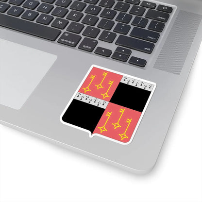 Arms of Destelbergen (Belgium) (Coat of Arms) STICKER Vinyl Kiss-Cut Decal - The Sticker Space