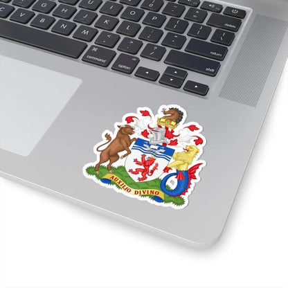 Arms of Devon County Council (England) (Coat of Arms) STICKER Vinyl Kiss-Cut Decal - The Sticker Space