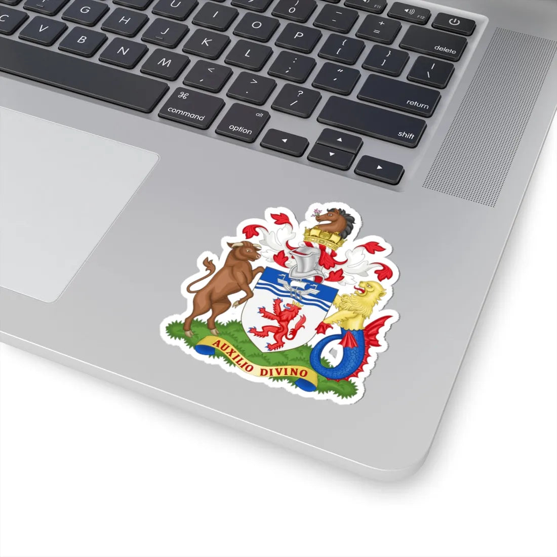 Arms of Devon County Council (England) (Coat of Arms) STICKER Vinyl Kiss-Cut Decal - The Sticker Space