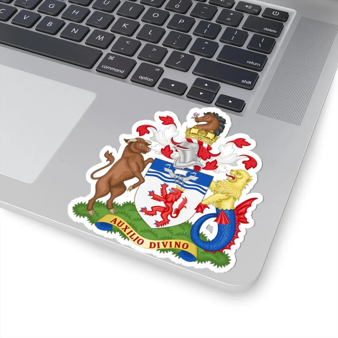 Arms of Devon County Council (England) (Coat of Arms) STICKER Vinyl Kiss-Cut Decal - The Sticker Space