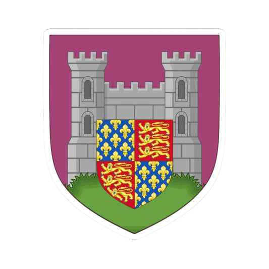 Arms of Dorchester (England) (Coat of Arms) STICKER Vinyl Kiss-Cut Decal 2 Inch White - The Sticker Space