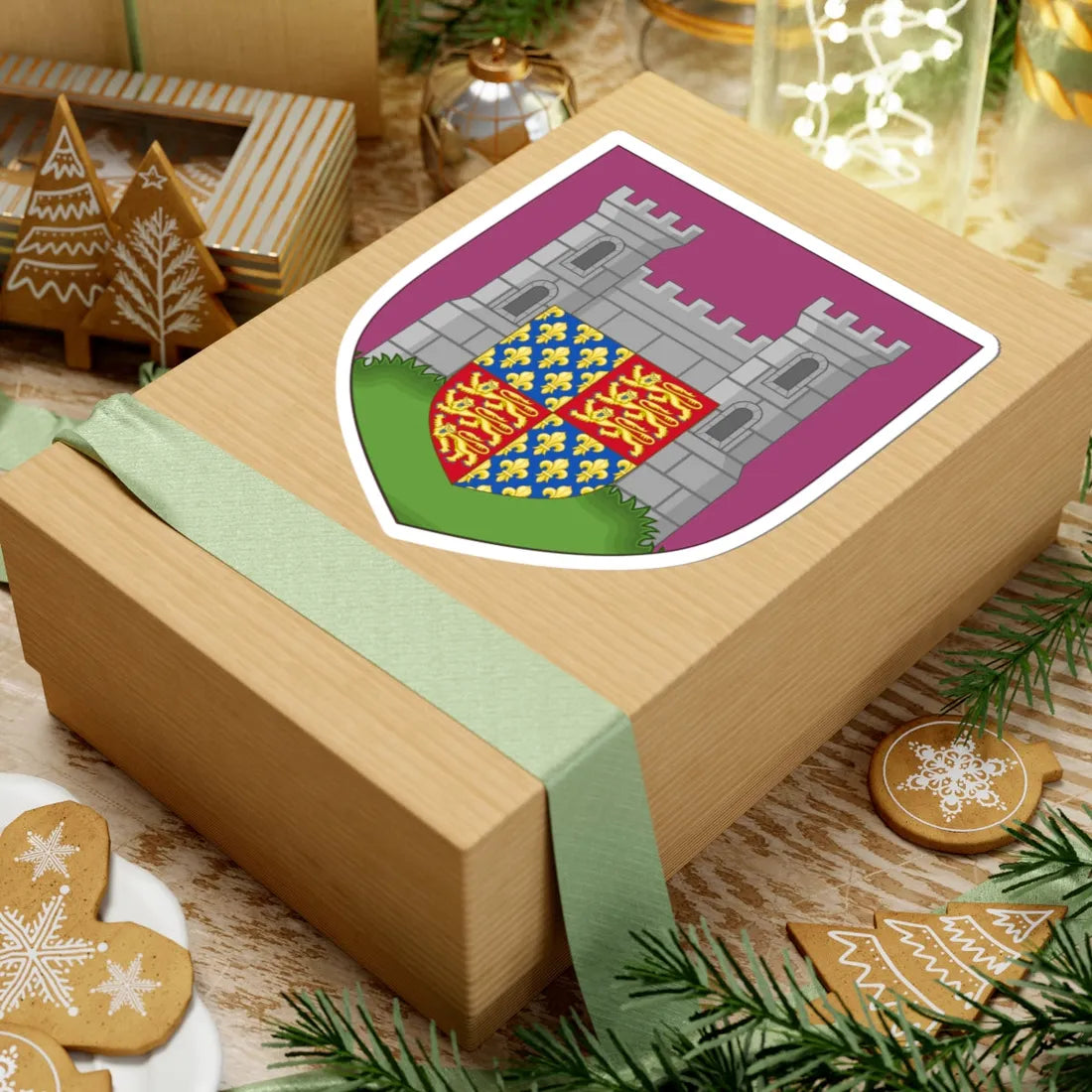 Arms of Dorchester (England) (Coat of Arms) STICKER Vinyl Kiss-Cut Decal - The Sticker Space