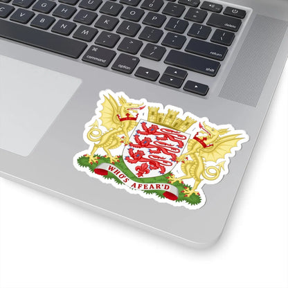 Arms of Dorset County Council (England) (Coat of Arms) STICKER Vinyl Kiss-Cut Decal - The Sticker Space