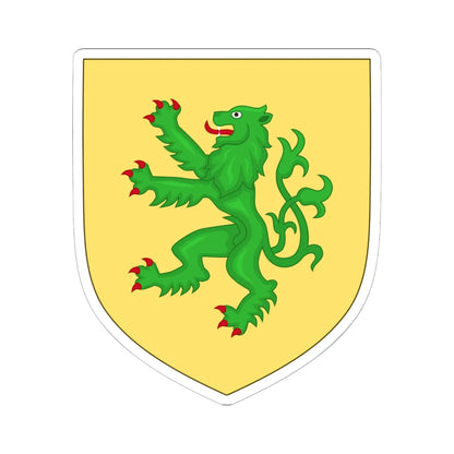 Arms of Dudley Family (England) (Coat of Arms) STICKER Vinyl Kiss-Cut Decal 6 Inch White - The Sticker Space