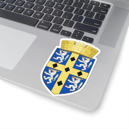 Arms of Durham County Council 1961-1974 (England) (Coat of Arms) STICKER Vinyl Kiss-Cut Decal - The Sticker Space