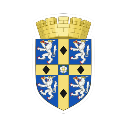 Arms of Durham County Council (England) (Coat of Arms) STICKER Vinyl Kiss-Cut Decal - The Sticker Space
