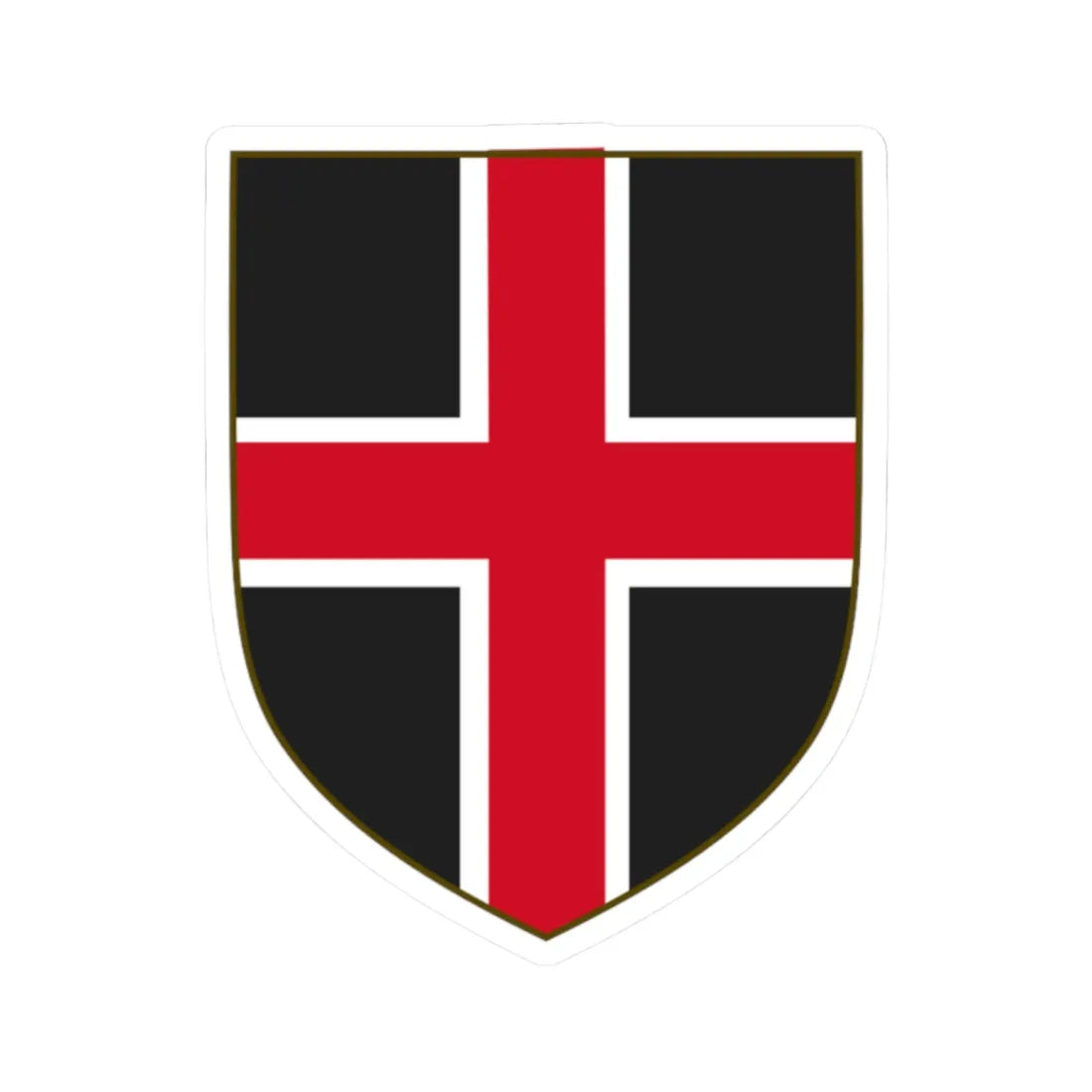 Arms of Durham (England) (Coat of Arms) STICKER Vinyl Kiss-Cut Decal 2 Inch White - The Sticker Space