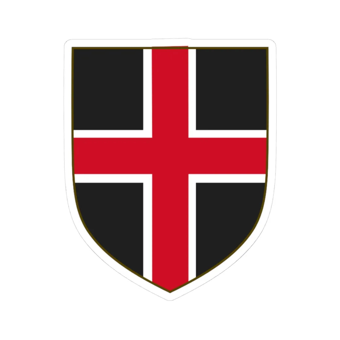 Arms of Durham (England) (Coat of Arms) STICKER Vinyl Kiss-Cut Decal 3 Inch White - The Sticker Space