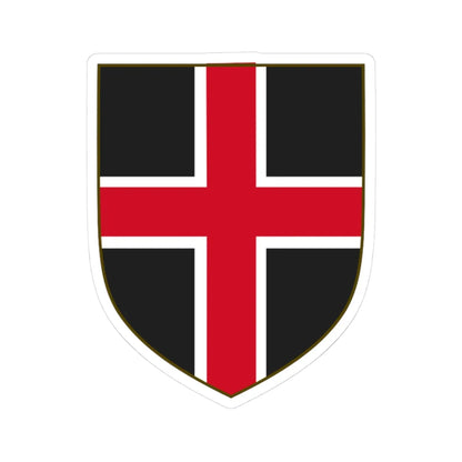 Arms of Durham (England) (Coat of Arms) STICKER Vinyl Kiss-Cut Decal 3 Inch White - The Sticker Space