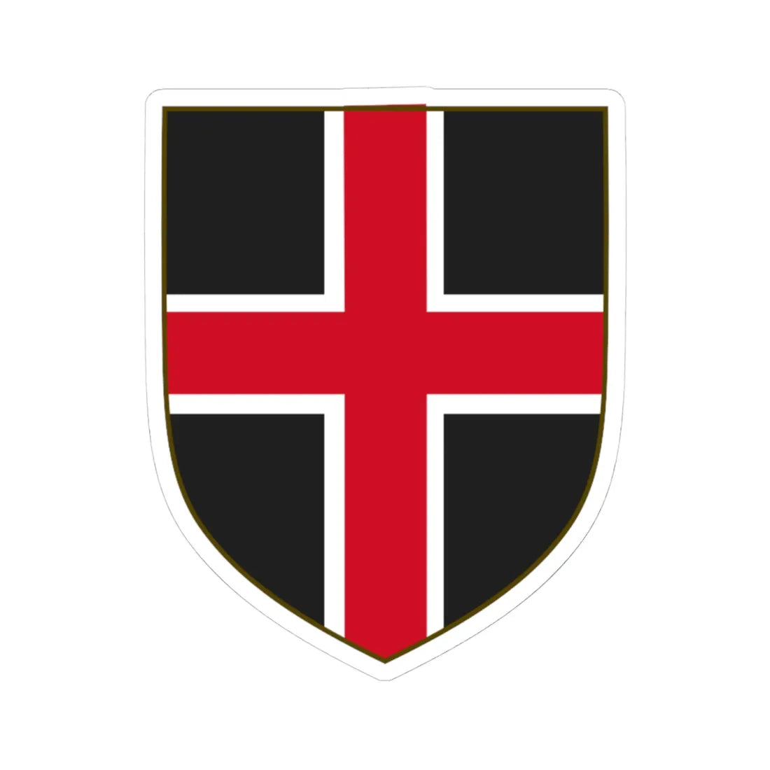 Arms of Durham (England) (Coat of Arms) STICKER Vinyl Kiss-Cut Decal 4 Inch White - The Sticker Space