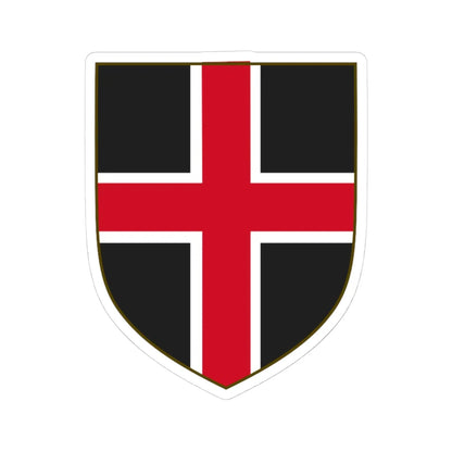 Arms of Durham (England) (Coat of Arms) STICKER Vinyl Kiss-Cut Decal 4 Inch White - The Sticker Space