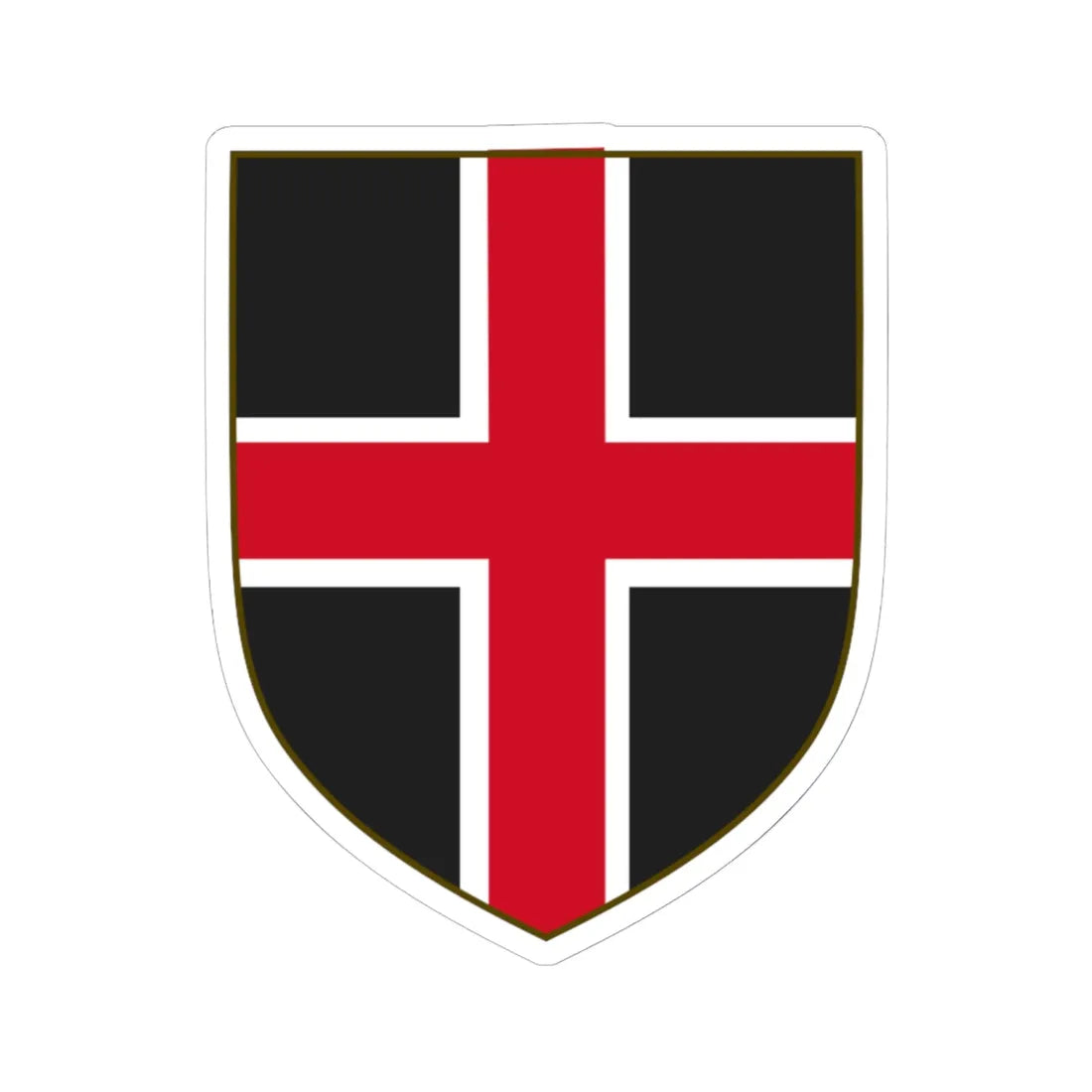 Arms of Durham (England) (Coat of Arms) STICKER Vinyl Kiss-Cut Decal 6 Inch White - The Sticker Space