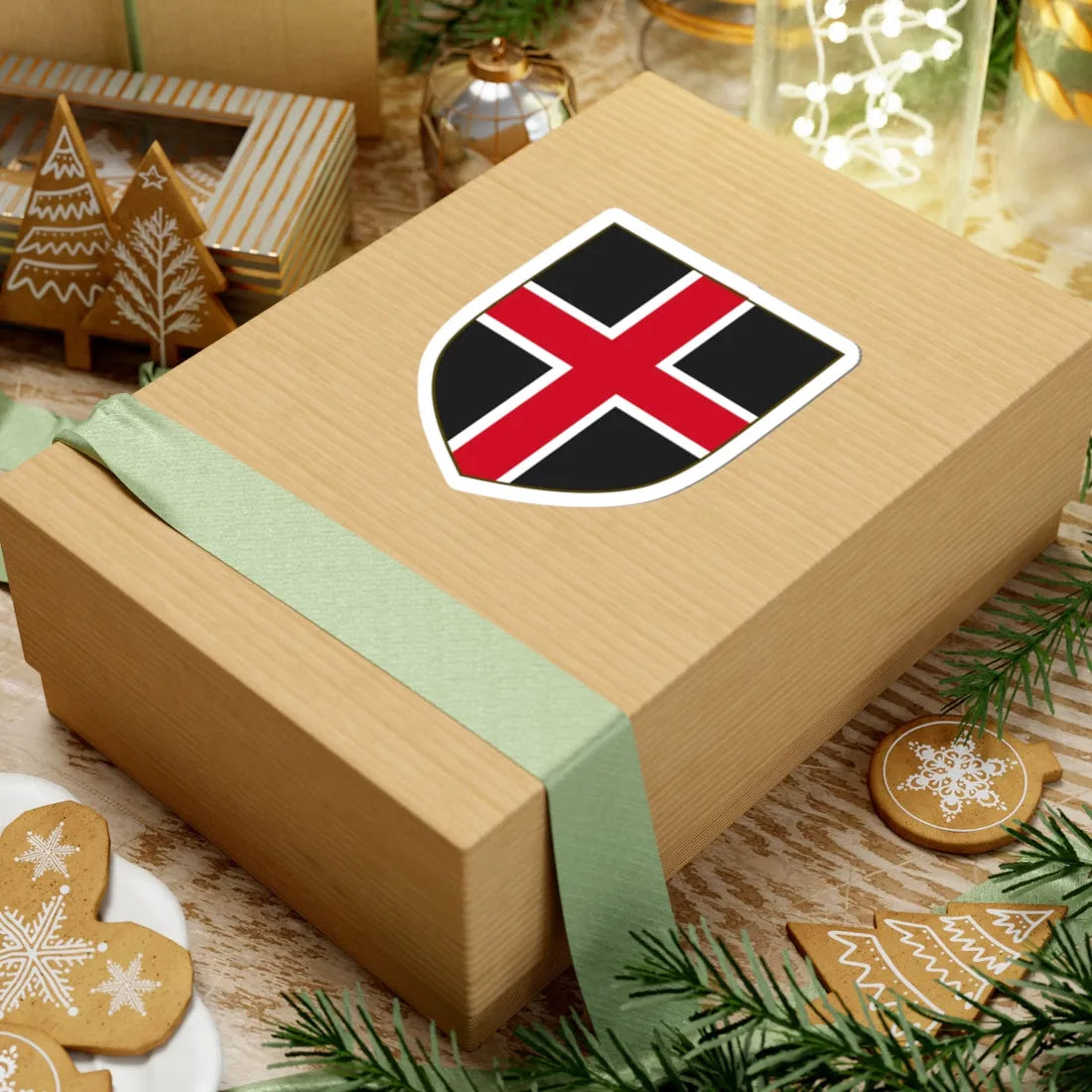 Arms of Durham (England) (Coat of Arms) STICKER Vinyl Kiss-Cut Decal - The Sticker Space