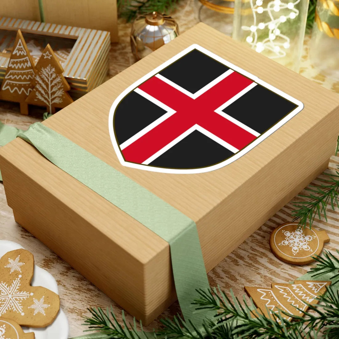 Arms of Durham (England) (Coat of Arms) STICKER Vinyl Kiss-Cut Decal - The Sticker Space