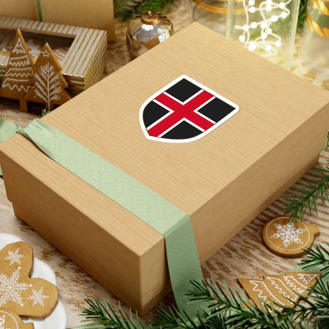 Arms of Durham (England) (Coat of Arms) STICKER Vinyl Kiss-Cut Decal - The Sticker Space