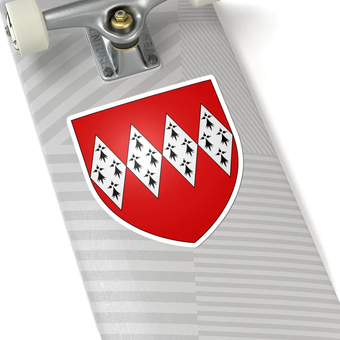 Arms of Dynham (England) (Coat of Arms) STICKER Vinyl Kiss-Cut Decal - The Sticker Space