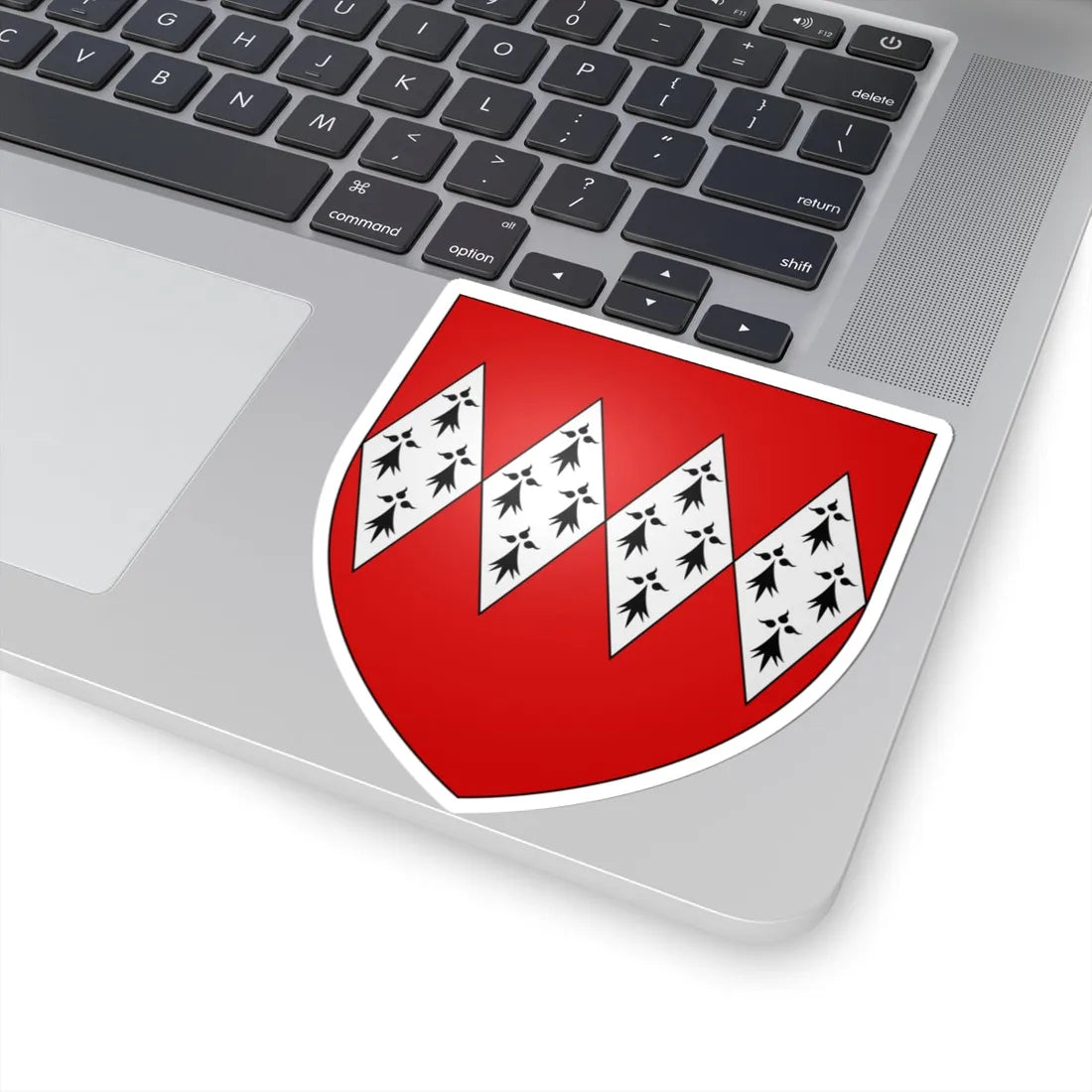 Arms of Dynham (England) (Coat of Arms) STICKER Vinyl Kiss-Cut Decal - The Sticker Space