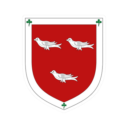 Arms of Earl Cairns (Ireland) (Coat of Arms) STICKER Vinyl Kiss-Cut Decal 2 Inch White - The Sticker Space