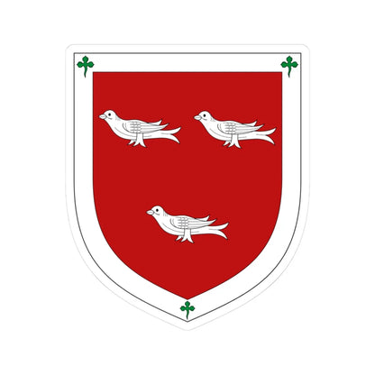 Arms of Earl Cairns (Ireland) (Coat of Arms) STICKER Vinyl Kiss-Cut Decal 3 Inch White - The Sticker Space